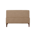 Banquette d'angle de style campagnard moderne en similicuir/tissu d'ameublement