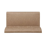 Banquette d'angle de style campagnard moderne en similicuir/tissu d'ameublement
