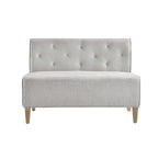 Banquette d'angle de style campagnard moderne en similicuir/tissu d'ameublement