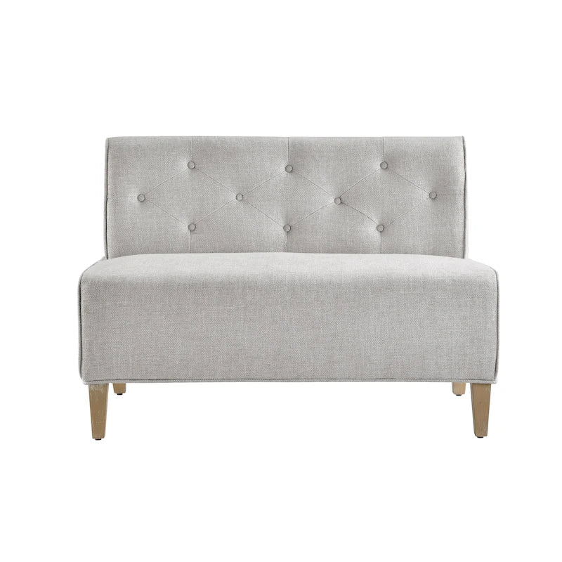 Banquette d'angle de style campagnard moderne en similicuir/tissu d'ameublement
