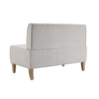 Banquette d'angle de style campagnard moderne en similicuir/tissu d'ameublement
