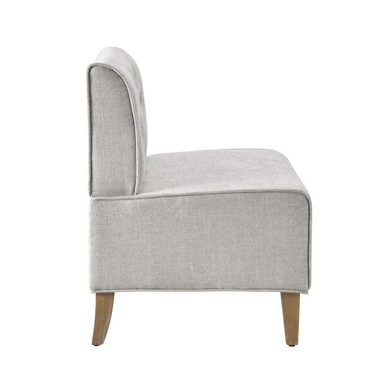Banquette d'angle de style campagnard moderne en similicuir/tissu d'ameublement