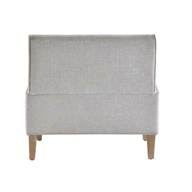 Banquette d'angle de style campagnard moderne en similicuir/tissu d'ameublement