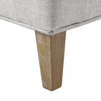 Banquette d'angle de style campagnard moderne en similicuir/tissu d'ameublement