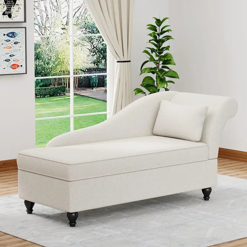 Chaise longue d'intérieur, canapé rembourré, fauteuil inclinable pour salon et chambre à coucher