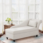 Chaise longue d'intérieur, canapé rembourré, fauteuil inclinable pour salon et chambre à coucher
