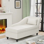 Chaise longue d'intérieur, canapé rembourré, fauteuil inclinable pour salon et chambre à coucher