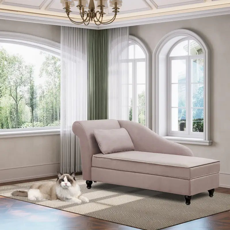 Chaise longue d'intérieur, canapé rembourré, fauteuil inclinable pour salon et chambre à coucher