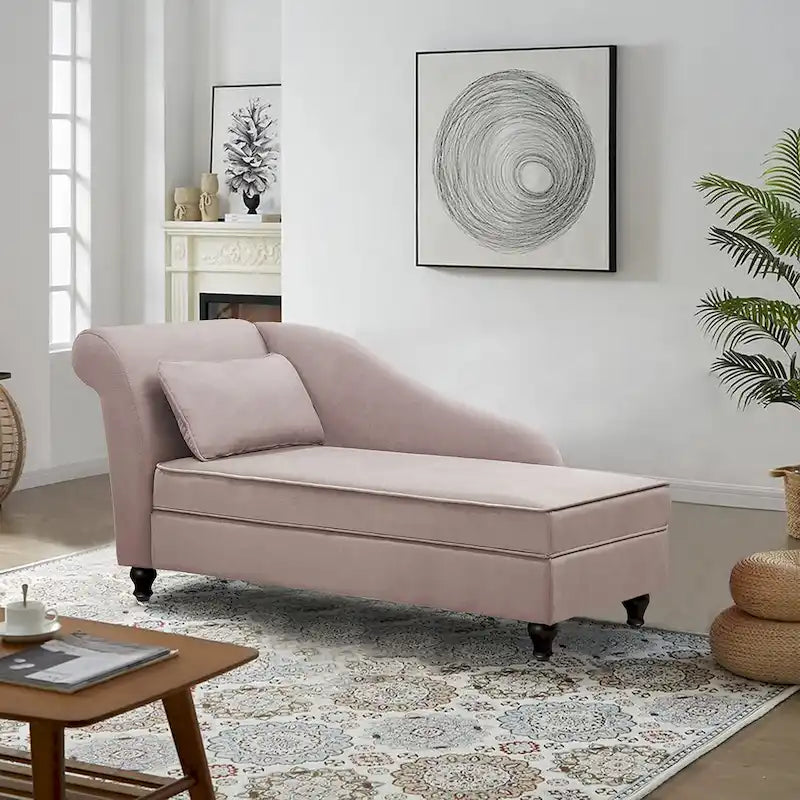 Chaise longue d'intérieur, canapé rembourré, fauteuil inclinable pour salon et chambre à coucher