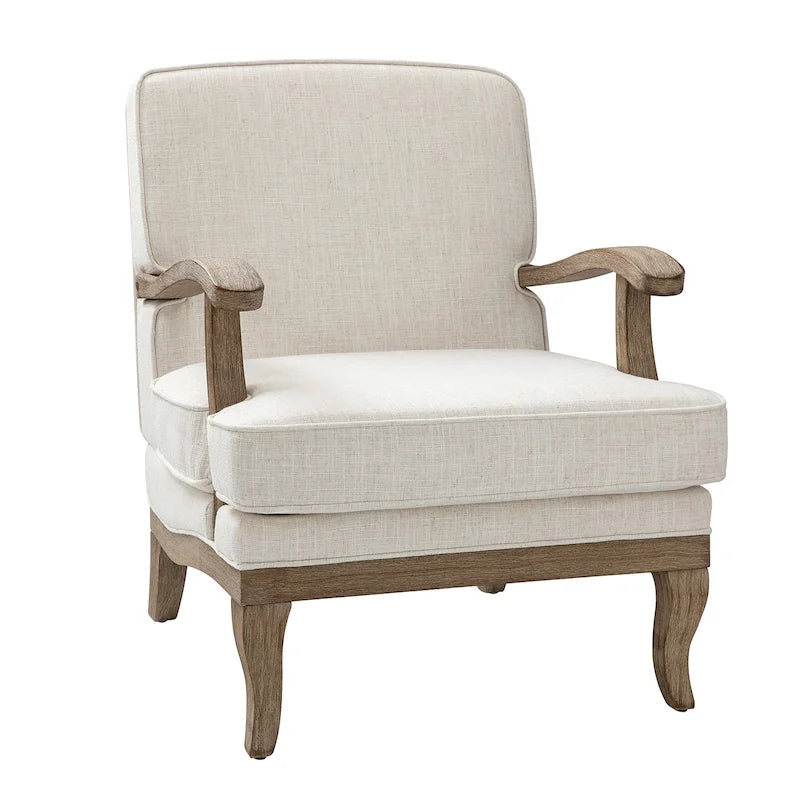 Fauteuil de Ferme en Polyester avec Dossier et Coussin Confortables
