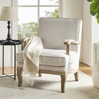 Fauteuil de Ferme en Polyester avec Dossier et Coussin Confortables