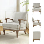 Fauteuil de Ferme en Polyester avec Dossier et Coussin Confortables