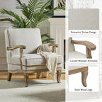 Fauteuil de Ferme en Polyester avec Dossier et Coussin Confortables