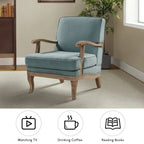 Fauteuil de Ferme en Polyester avec Dossier et Coussin Confortables