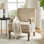 Fauteuil de Ferme en Polyester avec Dossier et Coussin Confortables