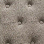Banc à chaussures d'entrée, Banc de rangement en tissu et bois massif, Banc rembourré de 109 cm pour salon, chambres