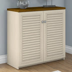 Casier avec portes et étagères - 31,73 pouces (L) x 12,76 pouces (l) x 30,71 pouces (H)