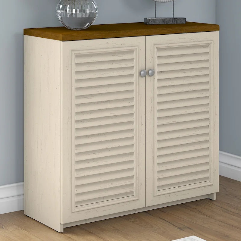 Casier avec portes et étagères - 31,73 pouces (L) x 12,76 pouces (l) x 30,71 pouces (H)
