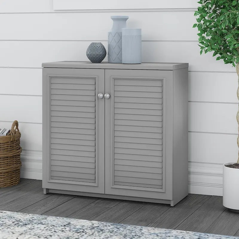 Casier avec portes et étagères - 31,73 pouces (L) x 12,76 pouces (l) x 30,71 pouces (H)