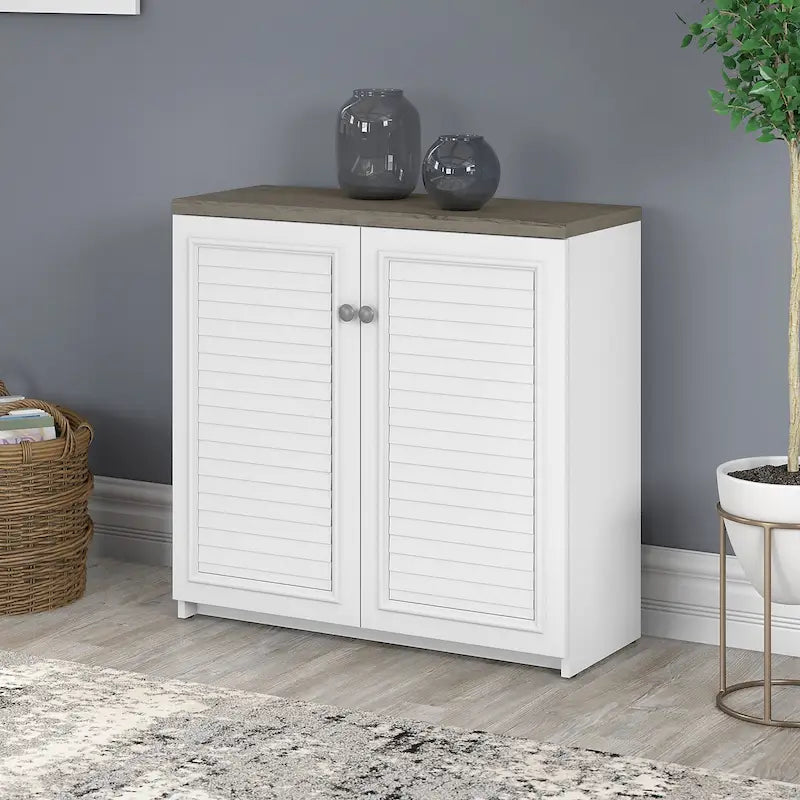 Casier avec portes et étagères - 31,73 pouces (L) x 12,76 pouces (l) x 30,71 pouces (H)