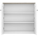 Casier avec portes et étagères - 31,73 pouces (L) x 12,76 pouces (l) x 30,71 pouces (H)