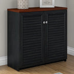 Casier avec portes et étagères - 31,73 pouces (L) x 12,76 pouces (l) x 30,71 pouces (H)