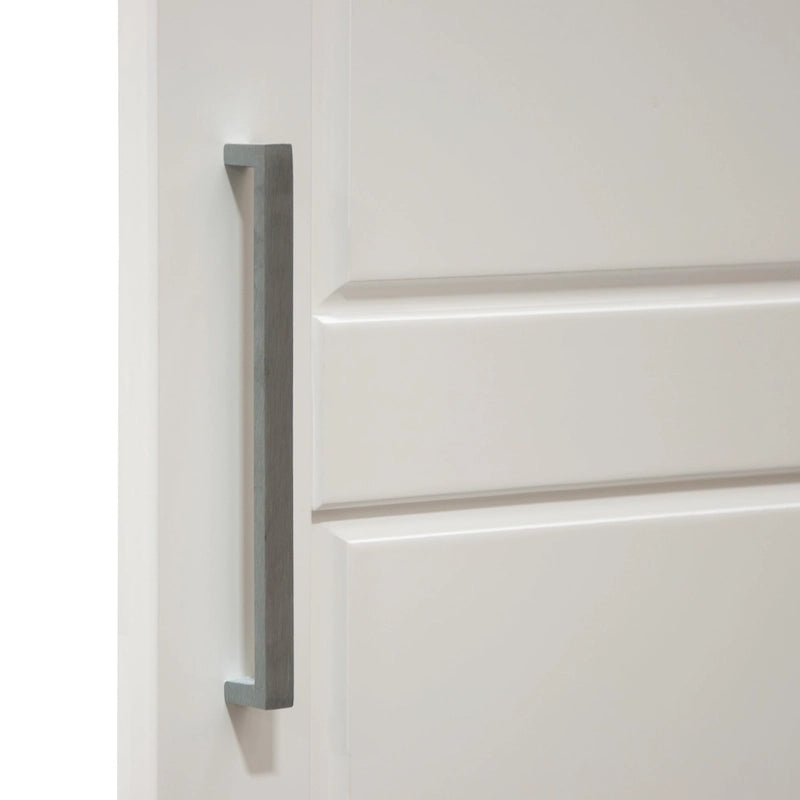 Armoire 4 portes en bois massif avec portes en bois massif ou portes miroir