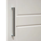Armoire 4 portes en bois massif avec portes en bois massif ou portes miroir