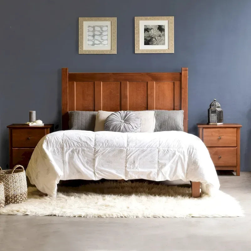 Lit plateforme en bois massif Grain Wood Furniture