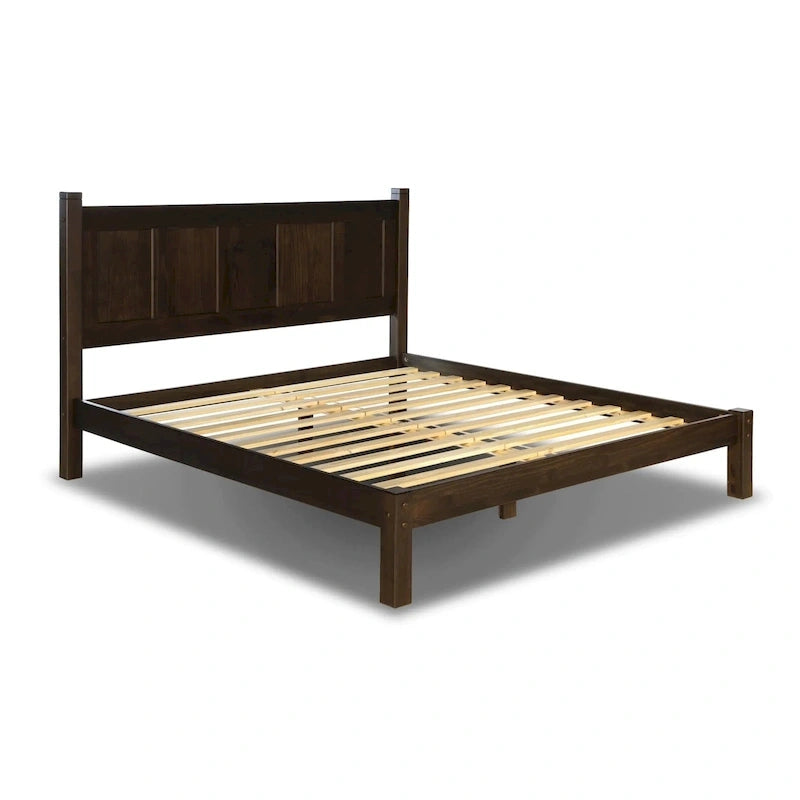 Lit plateforme en bois massif Grain Wood Furniture