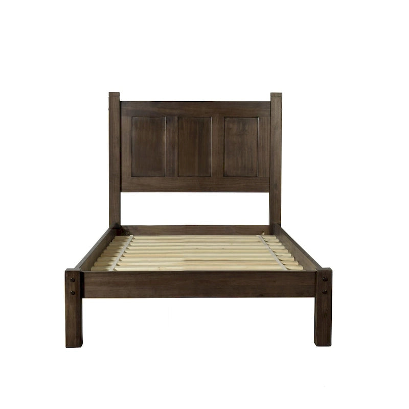 Lit plateforme en bois massif Grain Wood Furniture