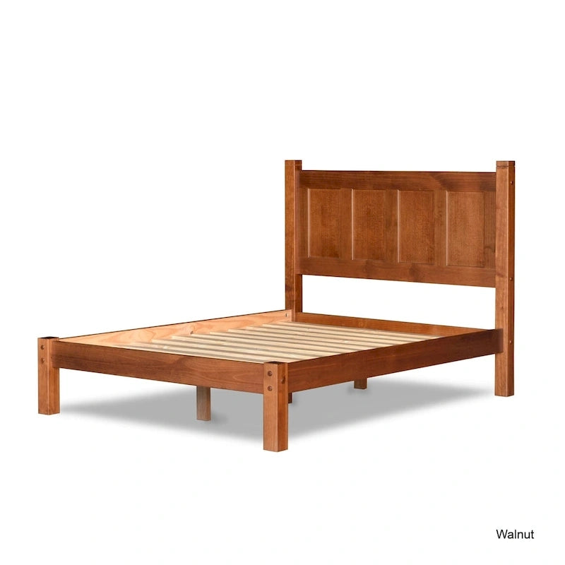 Lit plateforme en bois massif Grain Wood Furniture