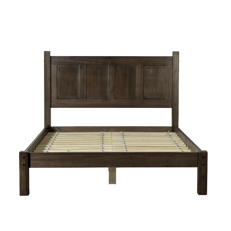 Lit plateforme en bois massif Grain Wood Furniture