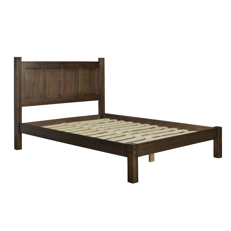 Lit plateforme en bois massif Grain Wood Furniture