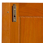 Armoire 4 portes familiale 100 % en bois massif avec poignées en métal ou en bois