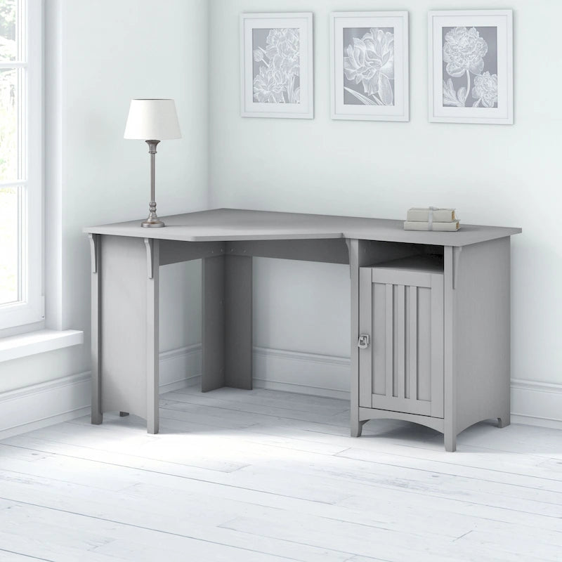 Bush Furniture Salinas 55W Corner Office Desk with Storage