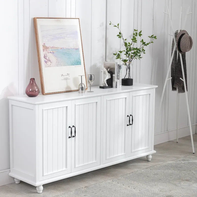 Buffet de cuisine, meuble bar à café, meuble d'appoint de rangement