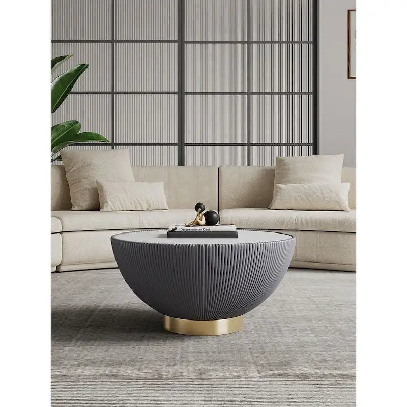 Table basse capitonnée moderne et confortable