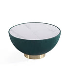 Table basse capitonnée moderne et confortable
