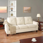 Canapé capitonné Canapé moderne abordable - Canapé en microfibre pour petits espaces, salon, chambre à coucher