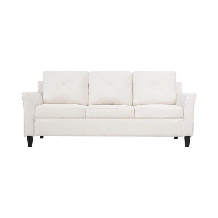 Canapé capitonné Canapé moderne abordable - Canapé en microfibre pour petits espaces, salon, chambre à coucher