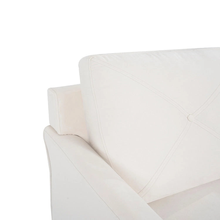 Canapé capitonné Canapé moderne abordable - Canapé en microfibre pour petits espaces, salon, chambre à coucher