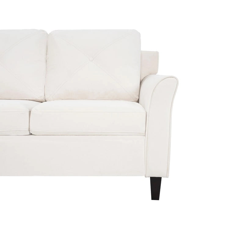 Canapé capitonné Canapé moderne abordable - Canapé en microfibre pour petits espaces, salon, chambre à coucher