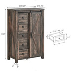 Commode de ferme à 5 tiroirs, commode, organisateur de commode