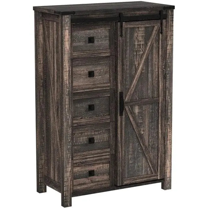 Commode de ferme à 5 tiroirs, commode, organisateur de commode