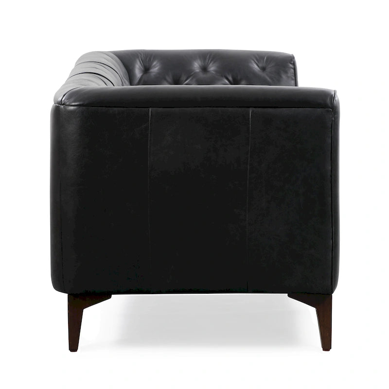 Canapé 89 - Cuir véritable pleine fleur italien